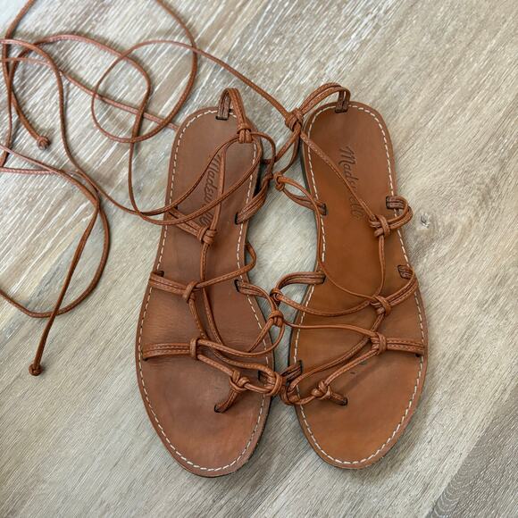 Madewell The Boardwalk Lace-Up Sandal - Picture 2 of 5